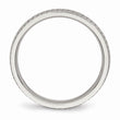 Stainless Steel Polished Textured Ring