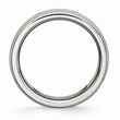 Stainless Steel Polished Grooved Ring