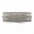Stainless Steel Polished and Satin 8mm Band