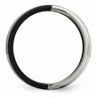 Stainless Steel Black IP-plated with CZ Ring - Birthstone Company