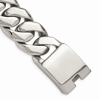 Stainless Steel Polished 9in Bracelet