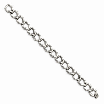 Stainless Steel Polished Fancy Link 8.5 Bracelet