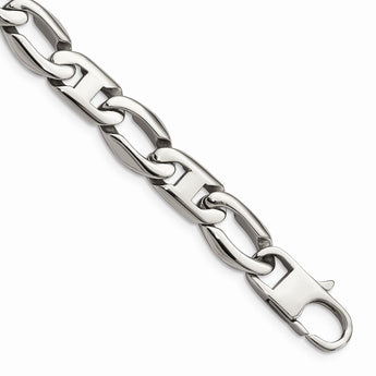 Stainless Steel Polished Open Links Bracelet