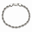 Stainless Steel Polished 6mm Rope Bracelet