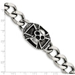 Stainless Steel Polished Skull Bracelet