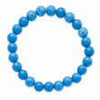 Dyed Howlite Turquoise Color Stretch Bracelet