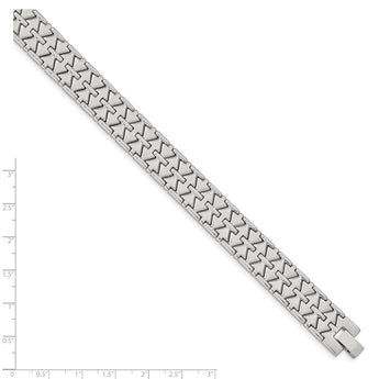 Stainless Steel Polished Fancy Link Bracelet