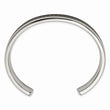 Stainless Steel Polished Carbon Fiber Inlay/Yellow IP-plated Cross Bangle