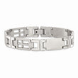 Stainless Steel Cross 8.25in Bracelet