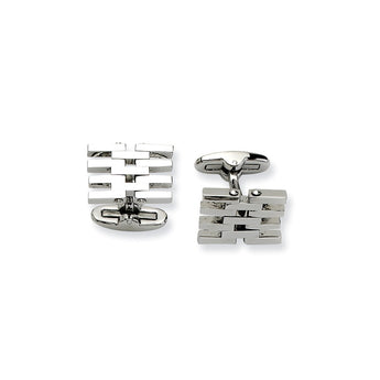 Stainless Steel Polished Cufflinks
