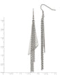 Stainless Steel Polished Shepherd Hook Dangle Earrings