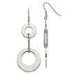 Stainless Steel Polished Circles Dangle Earrings