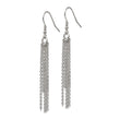 Stainless Steel Multistrand Dangle Earrings