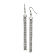 Stainless Steel Long Dangle Earrings - Birthstone Company