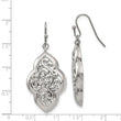 Stainless Steel Shepherd Hook Dangle Polished Earrings