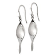Stainless Steel Polished Fancy Shepherd Hook Earrings