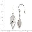 Stainless Steel Polished Fancy Shepherd Hook Earrings