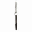 Stainless Steel Polished Black IP-plated Key Ring