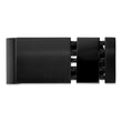 Stainless Steel Brushed and Polished Black IP-plated Money Clip