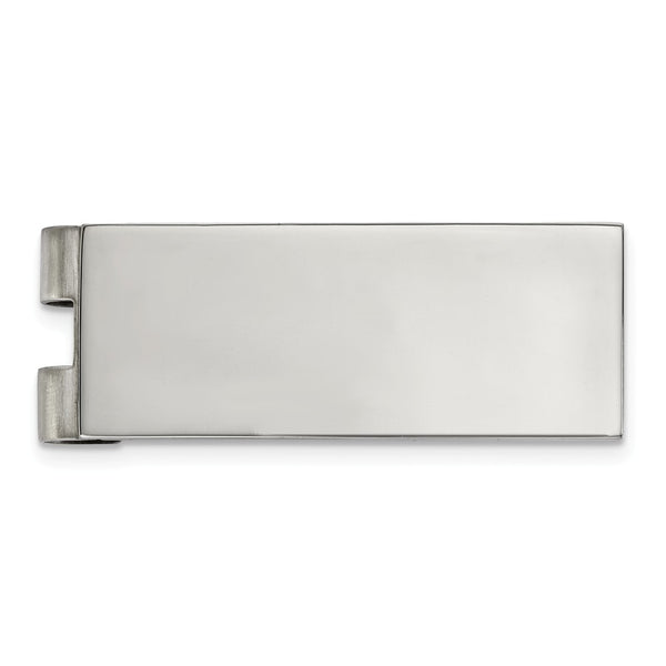 Stainless Steel Polished Money Clip