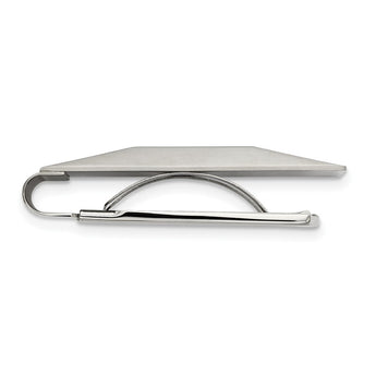 Stainless Steel Polished and Brushed Money Clip