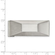 Stainless Steel Polished and Brushed Money Clip