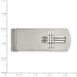 Stainless Steel Brushed/Polished Cross Money Clip