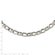 Stainless Steel Polished Open Links Necklace