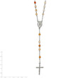 Stainless Steel Polished Agate Rosary