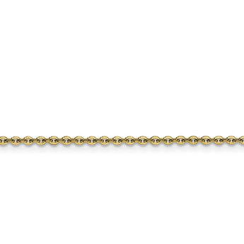 Stainless Steel Gold IP plated 2.3mm 24in Cable Chain