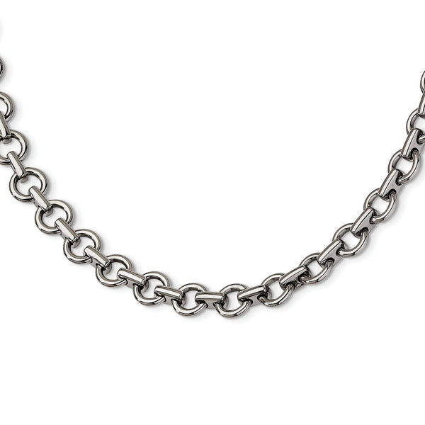 Stainless Steel Polished Links 20in Necklace