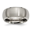 Titanium Beveled Edge 10mm Satin and Polished Band