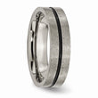 Titanium Black Enamel 6mm Brushed Band