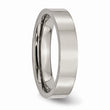 Titanium Flat 5mm Polished Band
