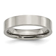Titanium Flat 5mm Polished Band