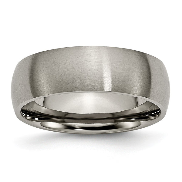 Titanium 7mm Brushed Band