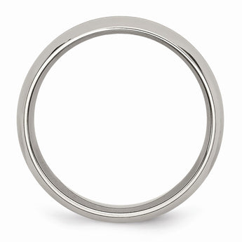 Titanium Yellow IP-plated Grooved 6mm Polished Band