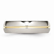 Titanium Yellow IP-plated Grooved 6mm Polished Band