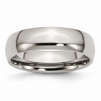 Titanium 6mm Polished Band