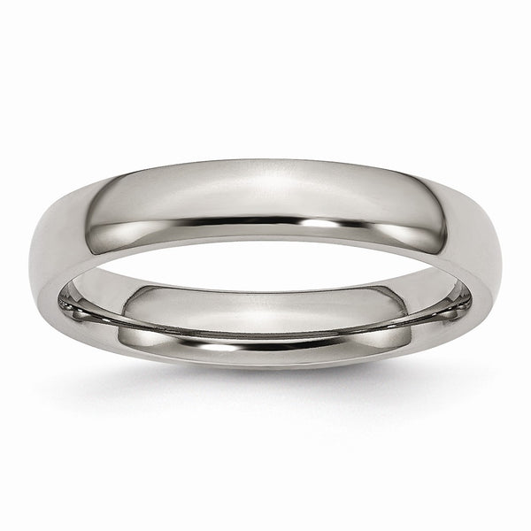 Titanium 4mm Polished Band