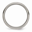 Titanium 8mm Brushed w/Cross Band - Birthstone Company