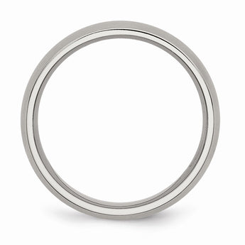 Titanium 6mm Brushed Band