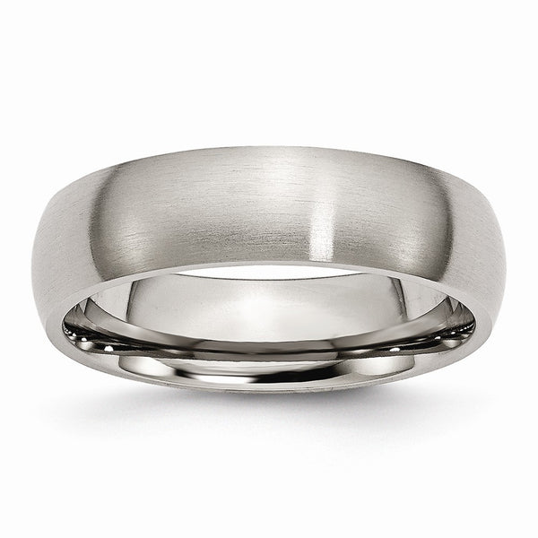 Titanium 6mm Brushed Band