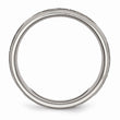 Titanium 8mm Laser Design Brushed Band