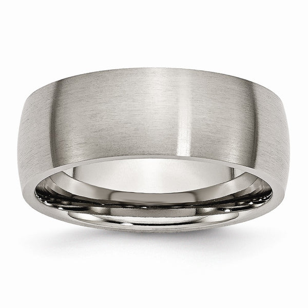 Titanium 8mm Brushed Band