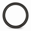 Titanium Black Ti Brushed and Polished 8mm Band