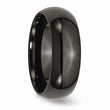 Titanium Black Ti 8mm Polished Band