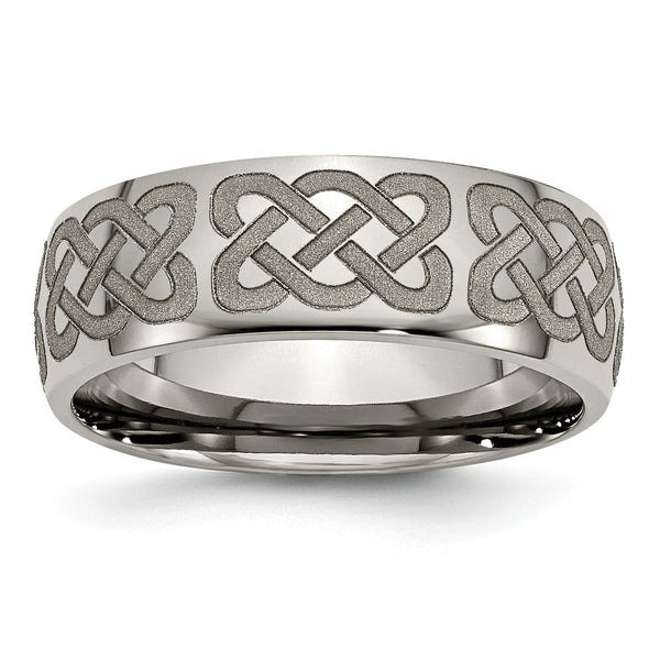 Titanium 8mm Polished Band