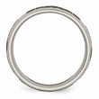 Titanium 8mm Laser Design Polished Band