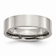 Titanium Flat 6mm Polished Band